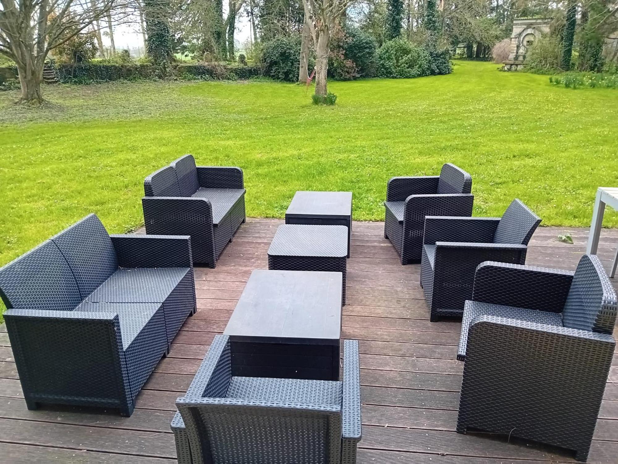 Magnifique Chateau Renove Proche Bourg Grand Parc Belle Terrasse Billard, Ping Pong, Proche Bayeux Et Plages Du Debarquement Tilly-sur-Seulles ภายนอก รูปภาพ